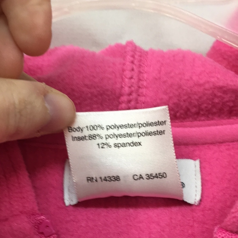 Danskin Women’s Pink Zip-Up Hoodie Size L Like-NEW Condition - Picture 4 of 5